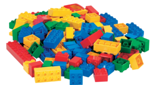 Tactics Lego A pile of different coloured and sized Lego blocks.