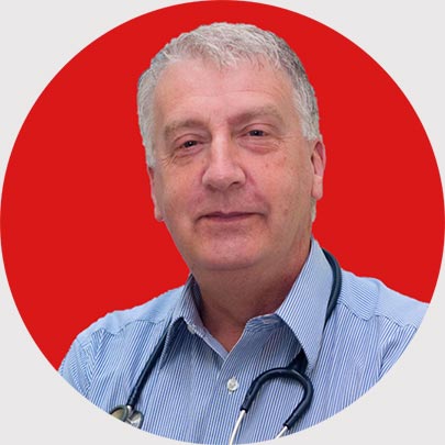Dr-Brian-Red Headshot of a male client
