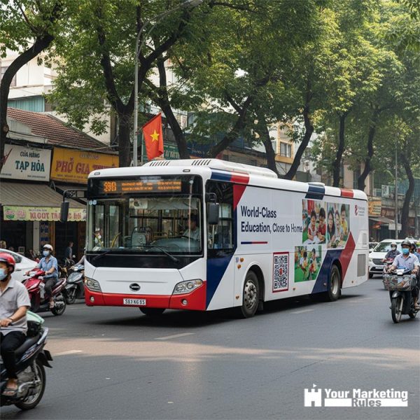 International School bus wrap