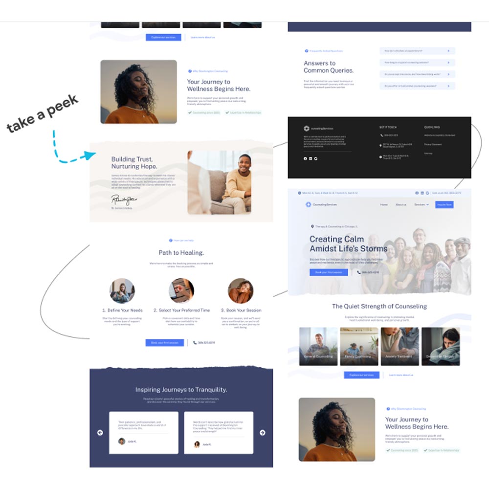 Therapy Landing Page Therapy Landing Page
